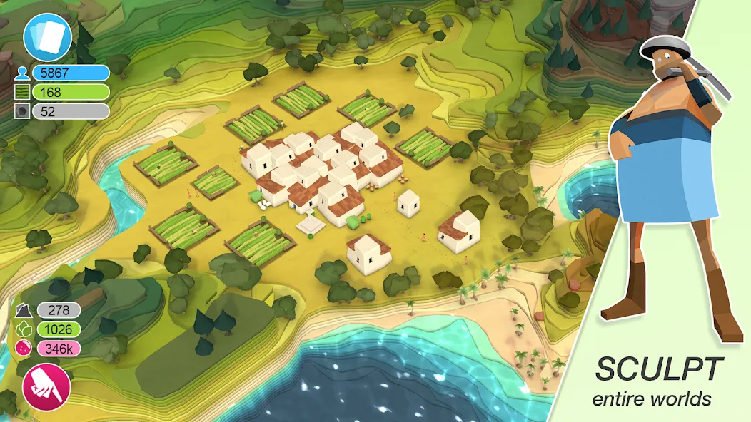 Godus (Годус)  [МОД Mega Pack] Screenshot 1