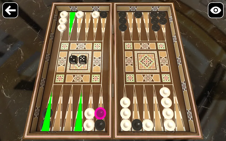 Original Backgammon  [МОД Меню] Screenshot 4