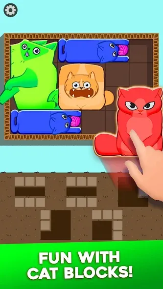 Block Puzzle Cats (Блок Пазл Кошки)  [МОД Бесконечные деньги] Screenshot 1