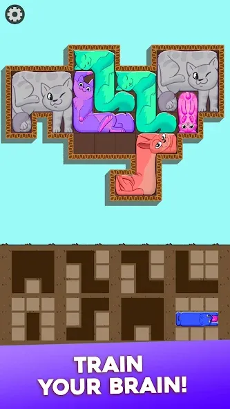 Block Puzzle Cats (Блок Пазл Кошки)  [МОД Бесконечные деньги] Screenshot 4