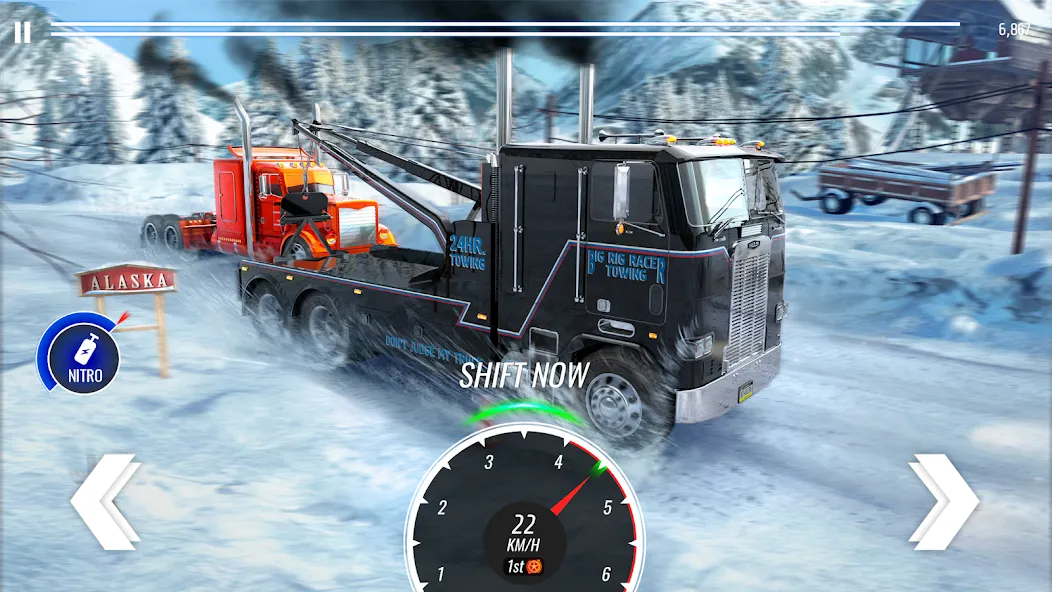 Big Rig Racing: Drag racing (Биг Риг Рейсинг)  [МОД Menu] Screenshot 2