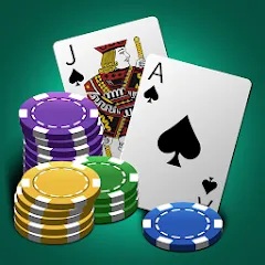 Скачать взлом World Blackjack King  [МОД Все открыто] - стабильная версия apk на Андроид