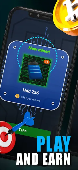 Merge Crypto Miner: Earn Money (Мердж Крипто Майнер)  [МОД Mega Pack] Screenshot 1