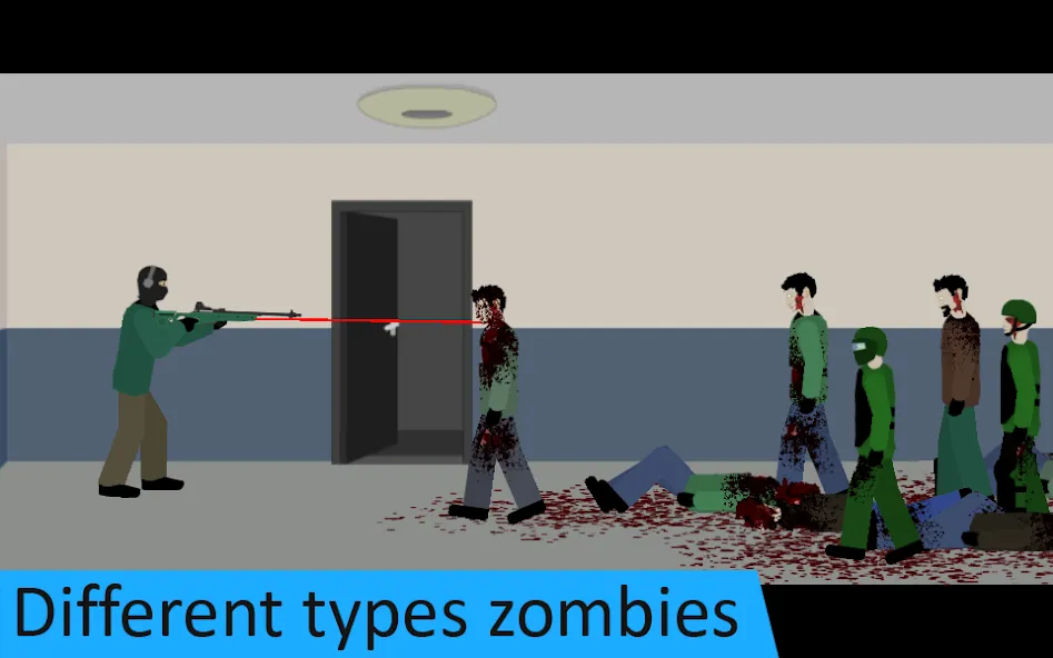 Flat Zombies: Defense&Cleanup (Флэт Зомби)  [МОД Unlocked] Screenshot 2