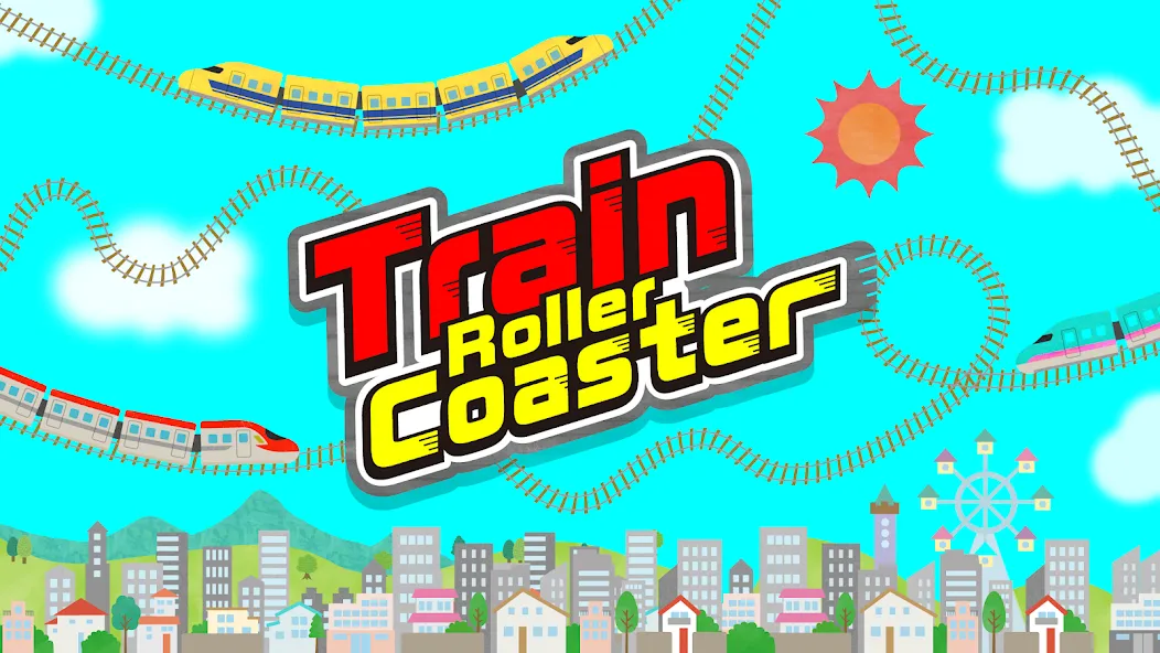 Train Roller Coaster (Трейн Роллеркостер)  [МОД Много монет] Screenshot 1