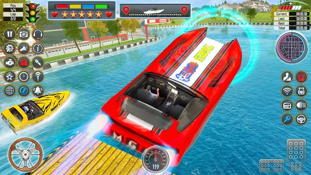 Speed Boat Racing: Boat games  [МОД Unlimited Money] Screenshot 5