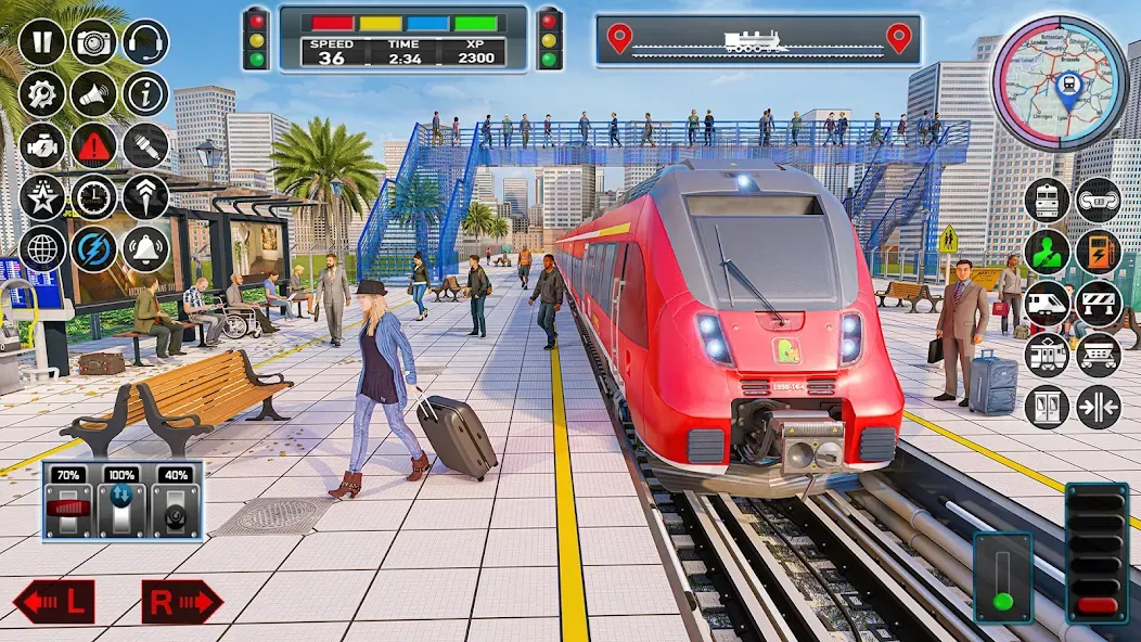 City Train Game 3d Train games  [МОД Menu] Screenshot 5