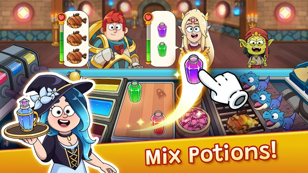 Potion Punch 2: Cooking Quest (Пошен Панч 2)  [МОД Много монет] Screenshot 1