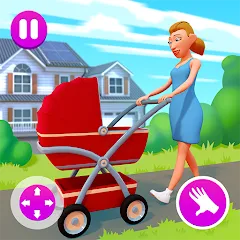 Взлом Mother Simulator: Family life  [МОД Бесконечные деньги] - полная версия apk на Андроид