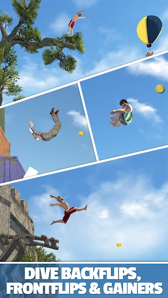 Flip Diving (Флип дайвинг)  [МОД Unlocked] Screenshot 2