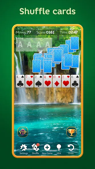 Solitaire Play - Card Klondike (Солитер Плей)  [МОД Бесконечные монеты] Screenshot 2