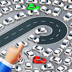 Взломанная Parking Jam: Car Parking Games (Паркинг Джем)  [МОД Много денег] - стабильная версия apk на Андроид