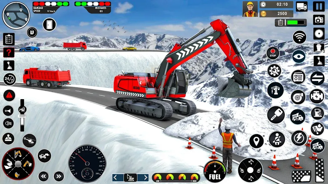 Excavator Simulator Crane Game (Экскаватор Симулятор Кран Игра)  [МОД Unlocked] Screenshot 2