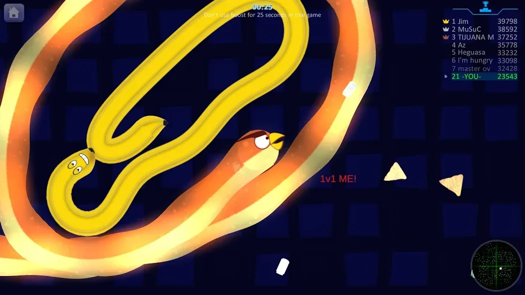 Snake Hunt: Worm io Games Zone  [МОД Бесконечные деньги] Screenshot 4