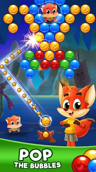 Bubble Friends Bubble Shooter  [МОД Бесконечные деньги] Screenshot 1