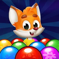 Скачать взлом Bubble Friends Bubble Shooter  [МОД Бесконечные деньги] - полная версия apk на Андроид