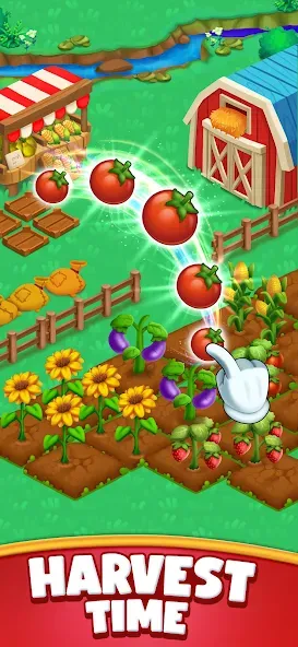 Farm Blast - Merge & Pop  [МОД Unlimited Money] Screenshot 5