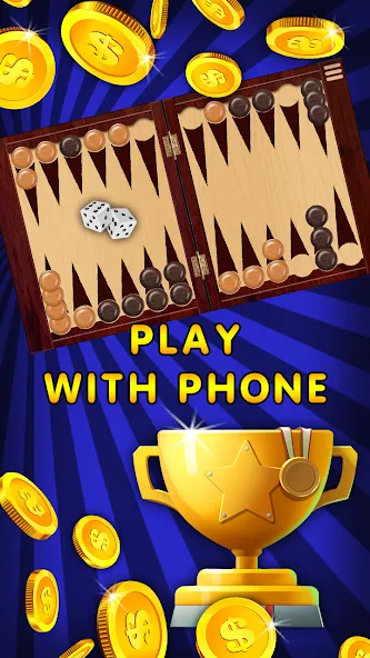 Backgammon Nard offline online  [МОД Mega Pack] Screenshot 4