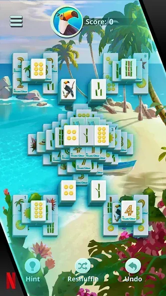 NETFLIX Mahjong Solitaire (НЕТФЛИКС)  [МОД Unlocked] Screenshot 3