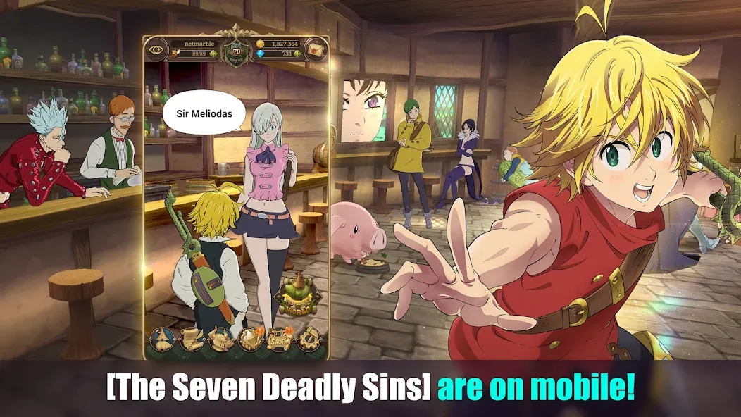 The Seven Deadly Sins (Девять смертных грехов)  [МОД Unlocked] Screenshot 1