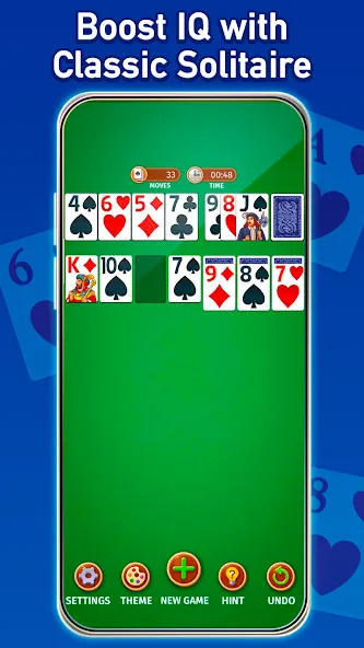 Solitaire: Classic Card Game (Клондайк Солитер)  [МОД Menu] Screenshot 1