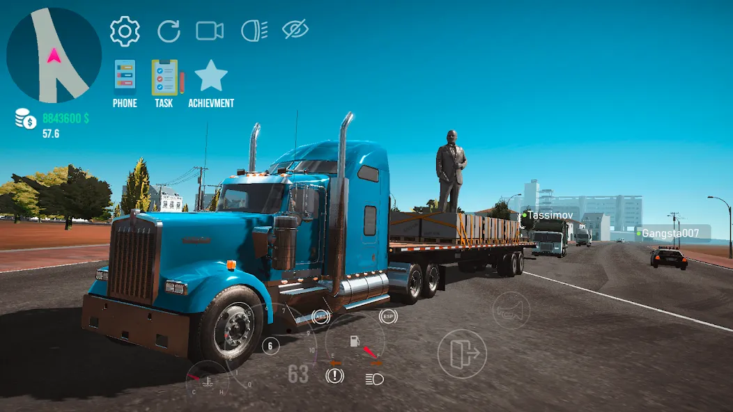 Nextgen: Truck Simulator Drive (Некстджен)  [МОД Unlimited Money] Screenshot 2