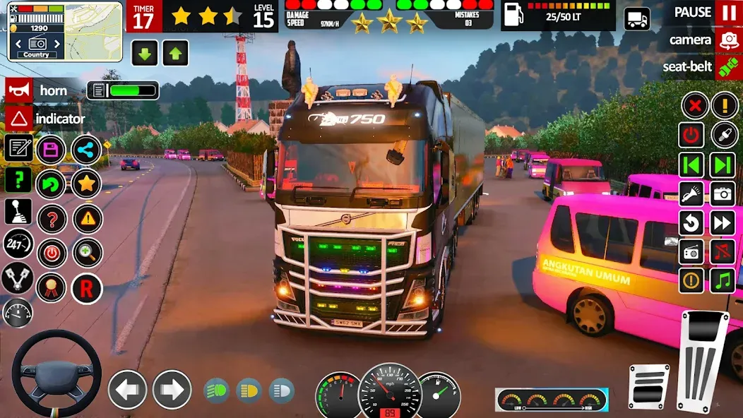 Cargo Truck Driving Truck Game (Ойл трек геймс симулятор 3D)  [МОД Unlocked] Screenshot 5