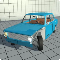 Скачать взломанную Simple Car Crash Physics Sim (Симулятор физики простого автомобильного столкновения)  [МОД Много денег] - стабильная версия apk на Андроид