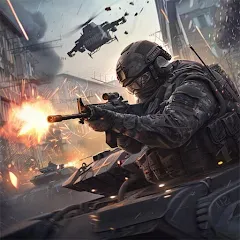 Взломанная Infantry Attack: War 3D FPS (Инфантерийская атака)  [МОД Menu] - стабильная версия apk на Андроид