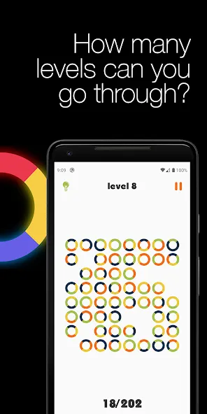 Logic circles. Puzzle game.  [МОД Много денег] Screenshot 4