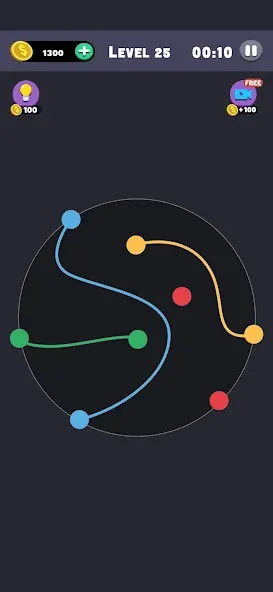 Same Color: Connect Two Dots (Сейм Колор Дот)  [МОД Меню] Screenshot 1