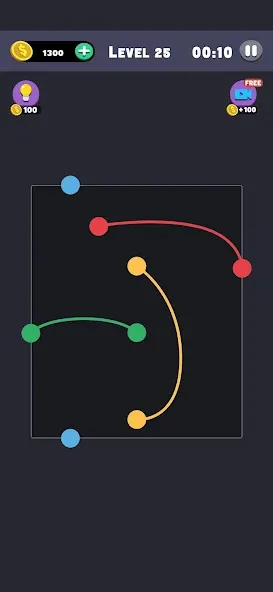 Same Color: Connect Two Dots (Сейм Колор Дот)  [МОД Меню] Screenshot 2