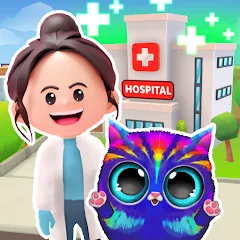 Скачать взломанную Cute Animals: Pet Doctor (Мрдж Кьют Энималс)  [МОД Mega Pack] - полная версия apk на Андроид