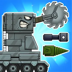 Взломанная Tanks Arena io: Craft & Combat (Танки Арена ио)  [МОД Много монет] - стабильная версия apk на Андроид