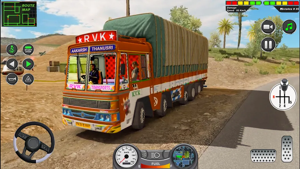 Indian Heavy Truck Delivery 3D  [МОД Unlocked] Screenshot 1