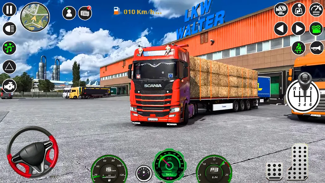 American Cargo City Driving 3D  [МОД Бесконечные монеты] Screenshot 1