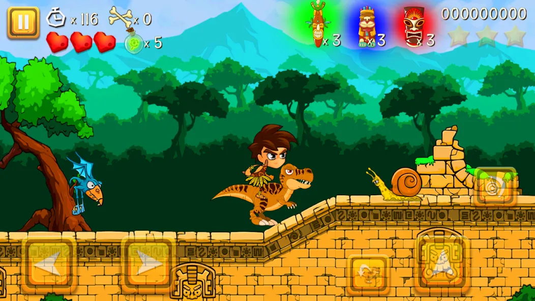 Super Warrior Dino Adventures (Супер Воин Дино Приключения)  [МОД Много денег] Screenshot 3