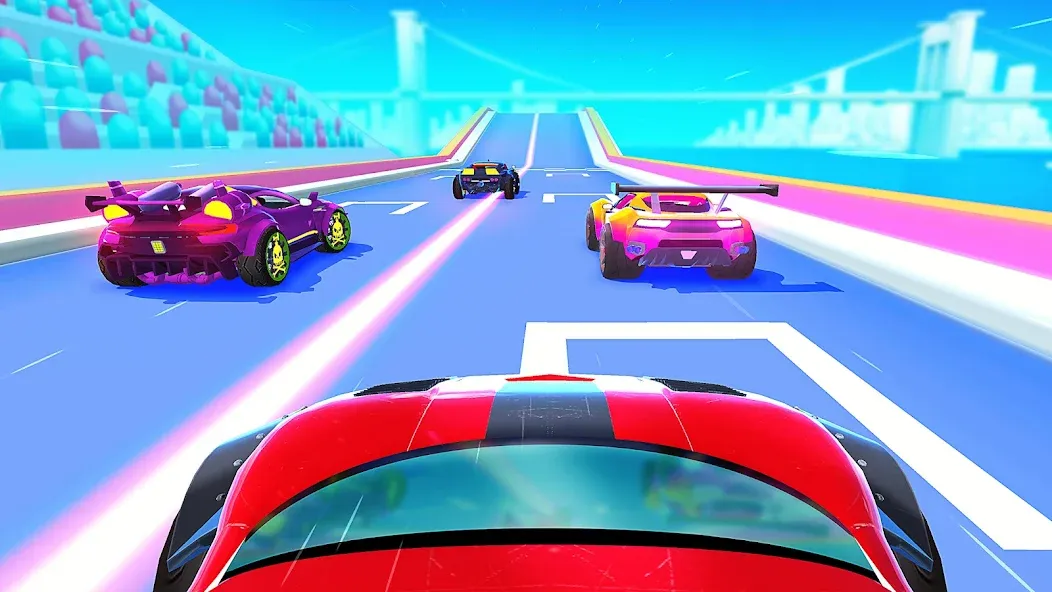 SUP Multiplayer Racing Games (СУП Мультиплеер Рейсинг)  [МОД Много монет] Screenshot 1