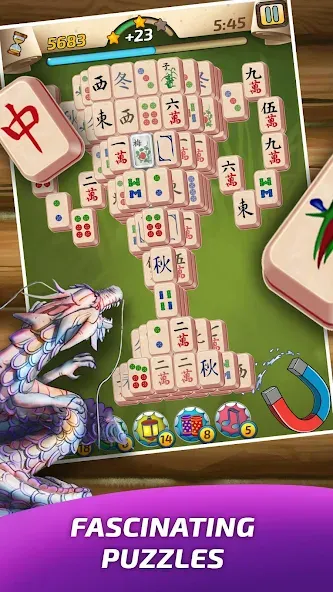 Mahjong Village  [МОД Unlocked] Screenshot 1