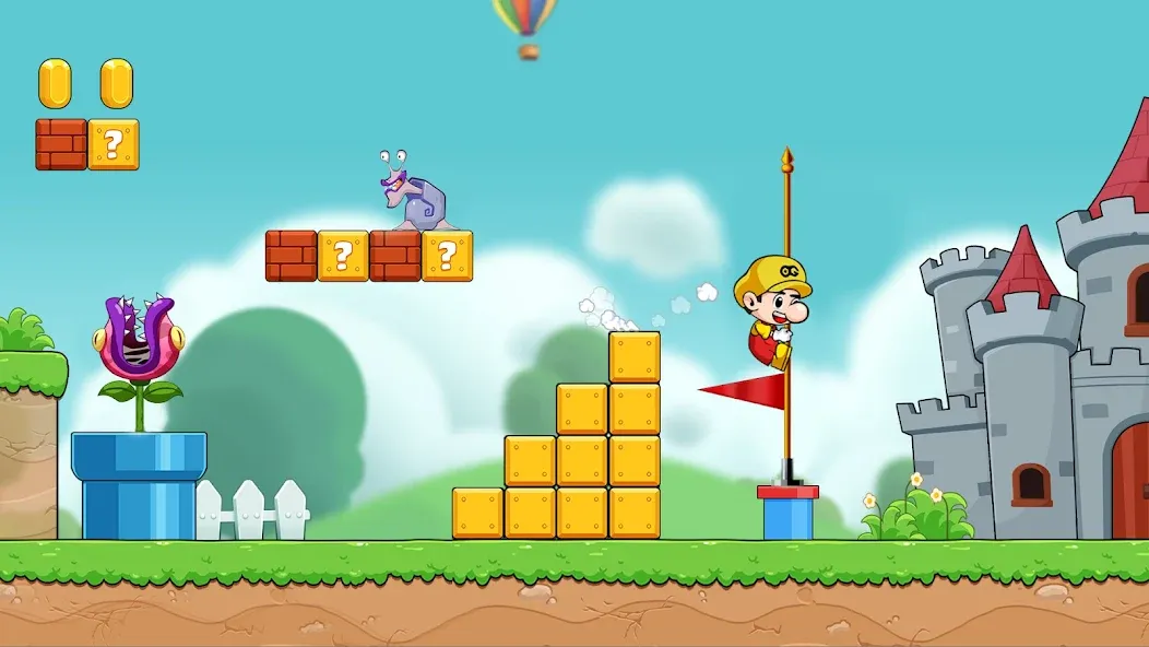 Bean's World Super: Run Games  [МОД Много монет] Screenshot 3