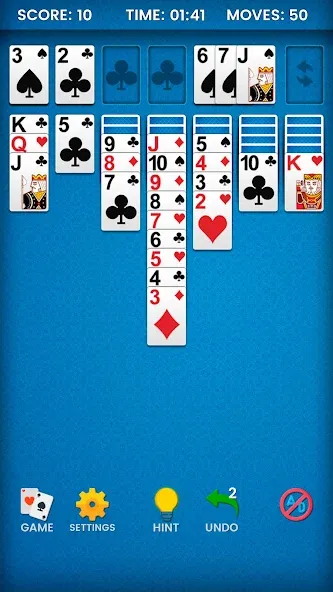 Klondike Solitaire (Клондайк солитер)  [МОД Все открыто] Screenshot 2