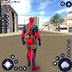 Взлом Miami Rope Hero Spider Game  [МОД Много монет] - последняя версия apk на Андроид