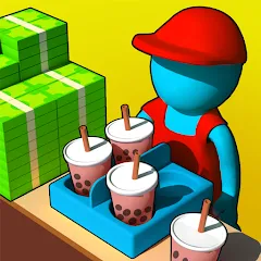 Взломанная My Mini Boba Tea Cafe Tycoon (Экстримные Гонки на Велосипедах)  [МОД Unlocked] - полная версия apk на Андроид