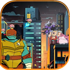 Взломанная The turtle adventur ninja hero  [МОД Menu] - последняя версия apk на Андроид