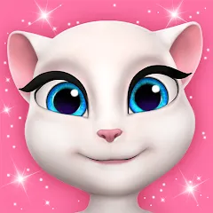 Взломанная My Talking Angela  [МОД Меню] - последняя версия apk на Андроид