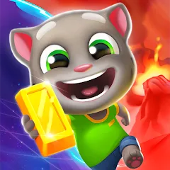 Скачать взломанную Talking Tom Time Rush  [МОД Все открыто] - стабильная версия apk на Андроид