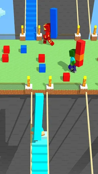 Craft Bridge Race (Крафт Бридж Рейс)  [МОД Unlocked] Screenshot 5