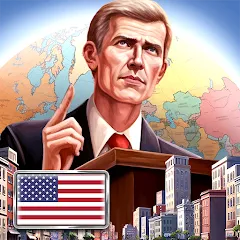 Скачать взломанную MA 1 – President Simulator  [МОД Много монет] - последняя версия apk на Андроид