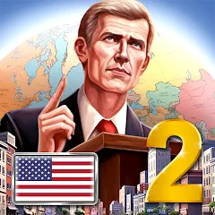 Скачать взломанную MA 2 – President Simulator  [МОД Много денег] - стабильная версия apk на Андроид