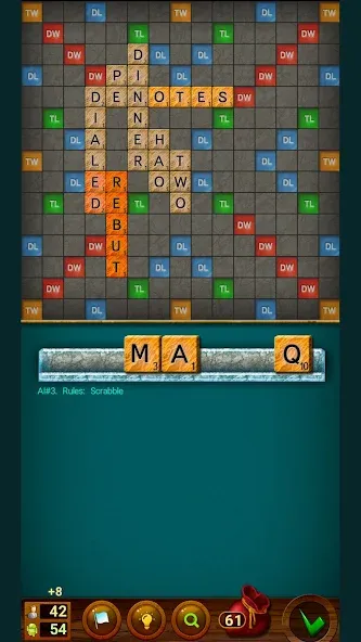 Word Game: Friends Offline  [МОД Unlocked] Screenshot 1